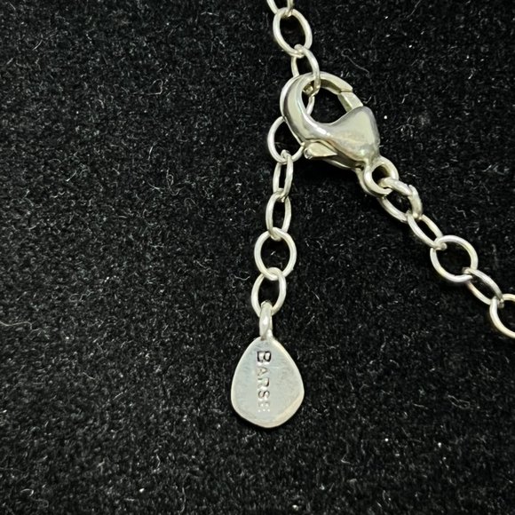 Barse Sterling Silver Cable Chain Necklace With Silver/Gold Tone Pendant (3697) - Picture 5 of 7